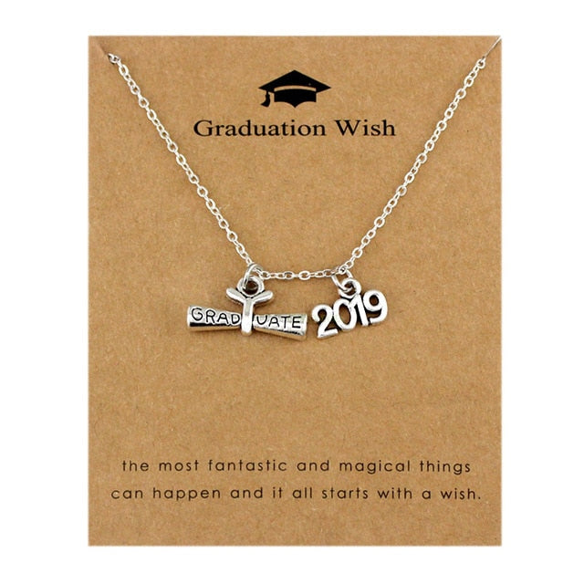Personalized Graduation Charm Necklace | ArtCarved